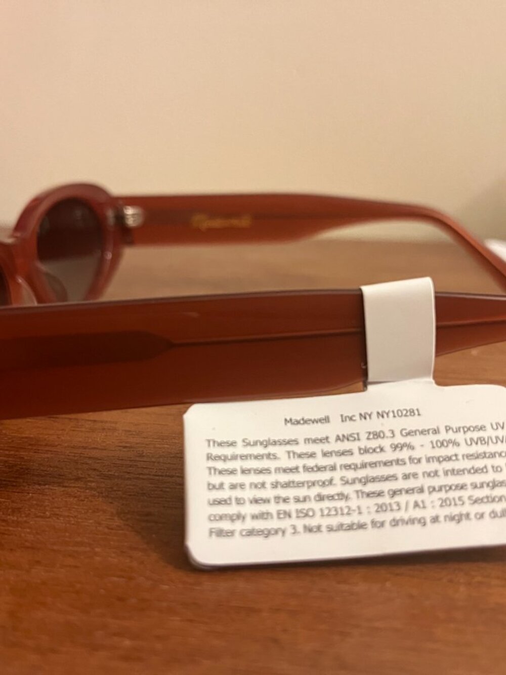 Madewell Skinny Oval Sunglasses - Picture 4 of 5